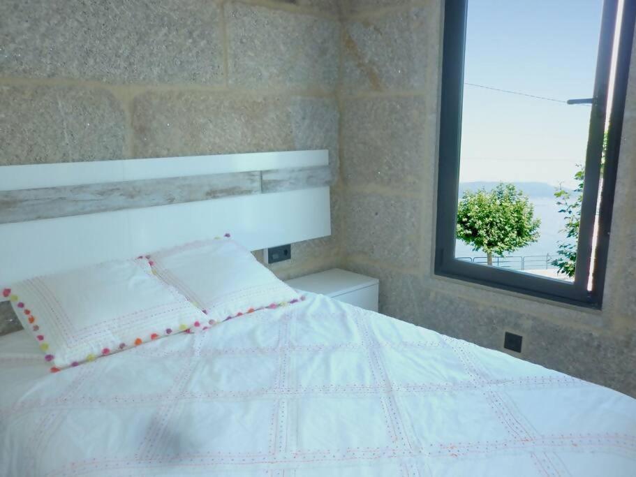 Piso Con Vistas A 30M Playa Alojamientos Vacay Bueu Bagian luar foto